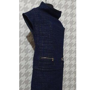 MARC Jacobs Tweed Wool dress blue and black Medium